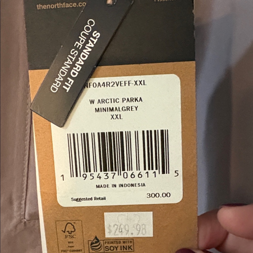 The North Face Women's Lavender/ Grey Ski Jacket! NWT! - Picture 4 of 7